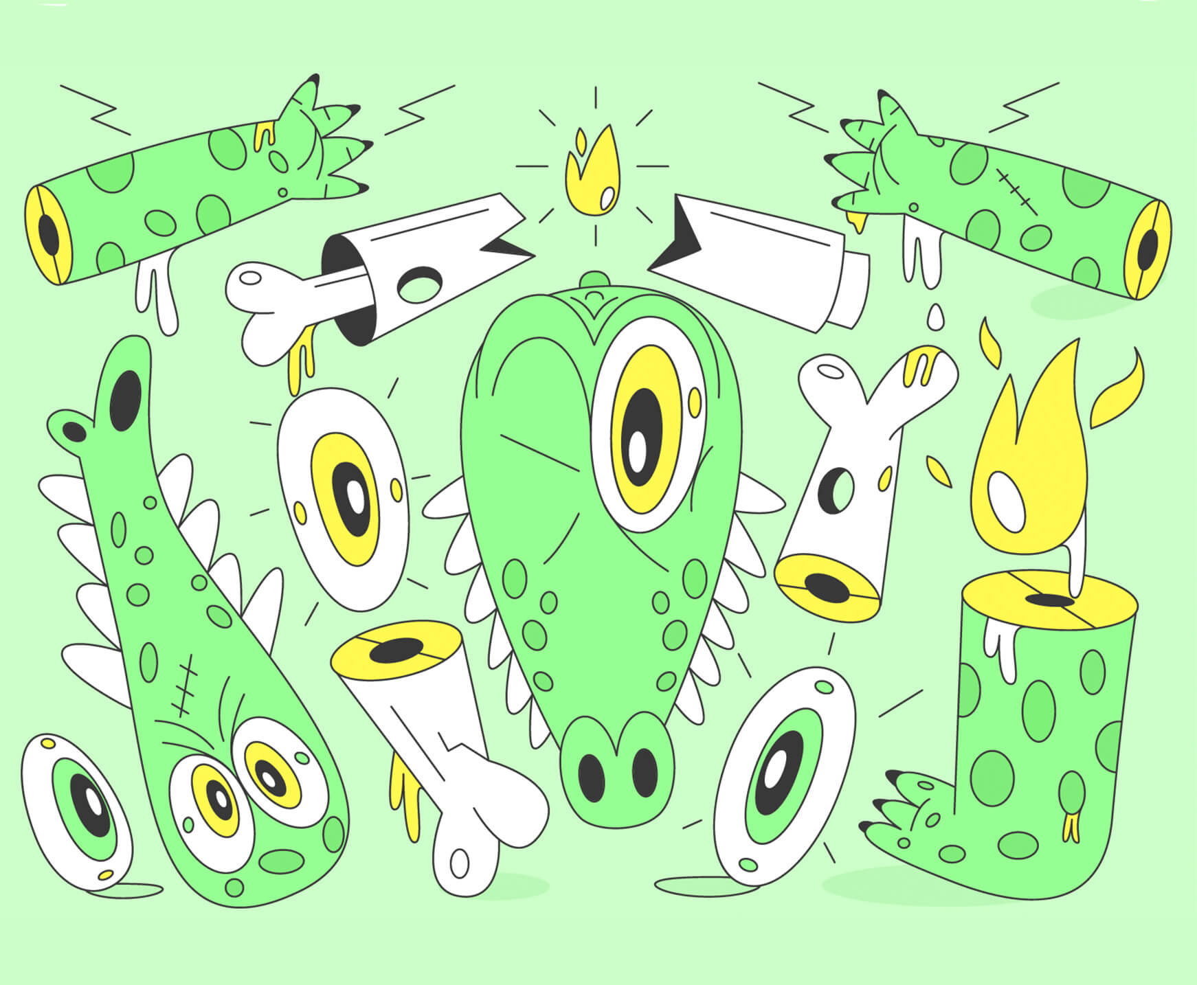 Destrucción Naturaleza Limited Edition Giclée