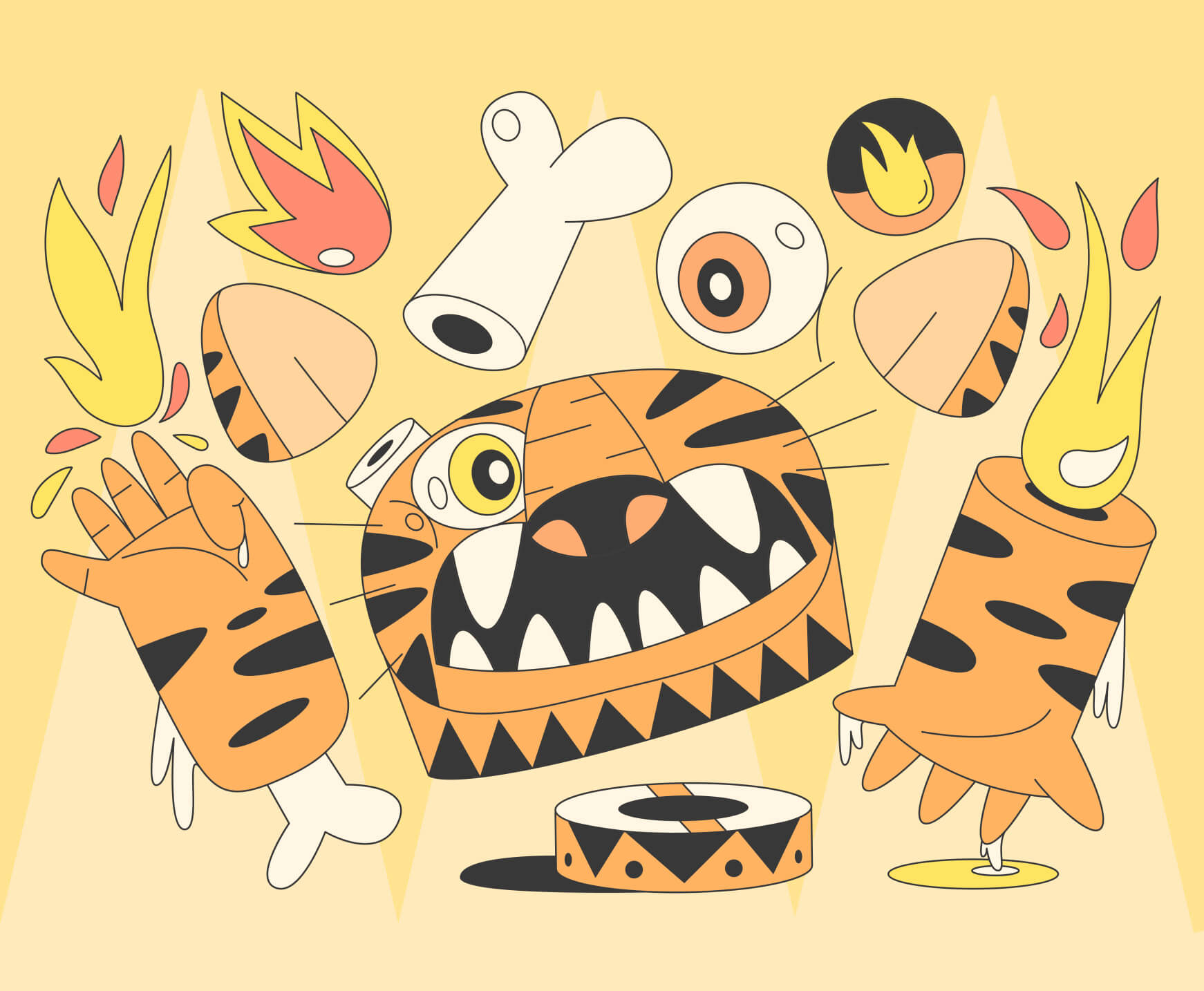 Fuego Cósmico Limited Serigraph Edition